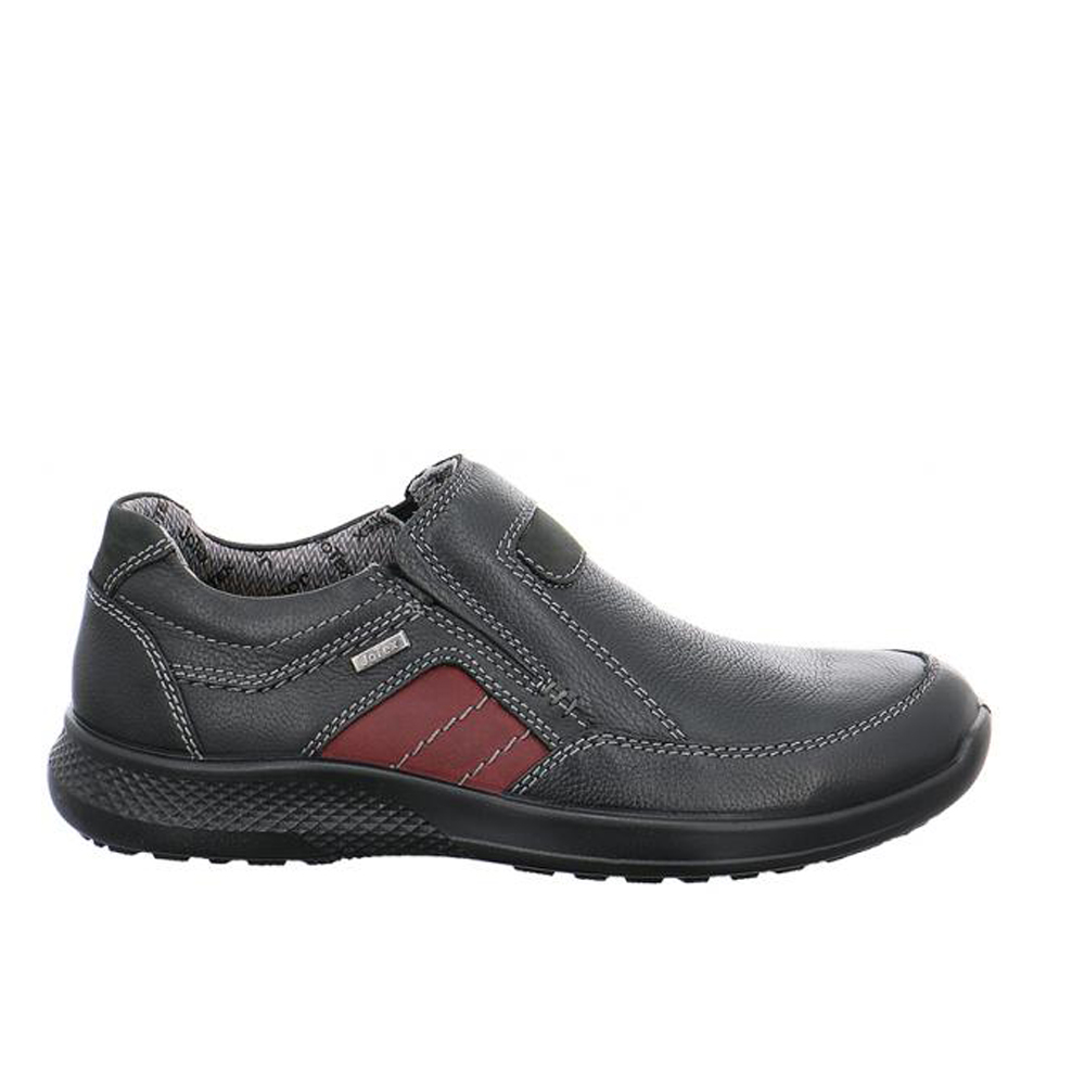 Jomos Jomos 3229082670066 Aνατομικό Δερμάτινο Comfort Casual Μαύρο